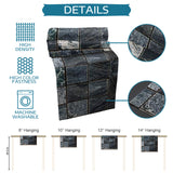 Ceramic tile marble texture Table Runner Place Mats - LeobonZone