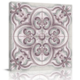 Retro tiles ethnic boho style Canvas painting - LeobonZone