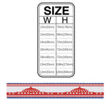 Independence day red building stars Table Runner Place Mats - LeobonZone
