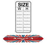 American Independence Day striped stars Sharp Angle Table Runner Place Mats - LeobonZone