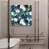 Forest plant leaves flowers Canvas painting - LeobonZone