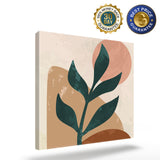 Abstract art tropical plants Canvas painting - LeobonZone