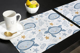Summer seabed biological Personalized Table Placemats - LeobonZone