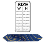 Marbling Abstract blue background Table Runner Place Mats Sharp Angle - LeobonZone