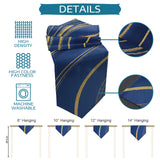 Marbling Abstract blue background Table Runner Place Mats Sharp Angle - LeobonZone