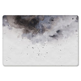 Black Marble light color pattern stone Leather Doormat - LeobonZone
