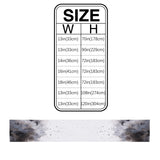 Black Marble light color pattern stone Table Runner Place Mats - LeobonZone
