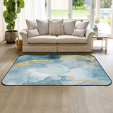 Blue Marble light color pattern stone Sponge Rillet Rubber Rugs