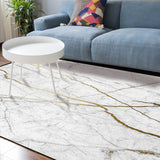 Grey Marble line texture Sponge Rillet Rubber Rugs - LeobonZone