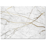 Grey Marble line texture Right Angle Felt Rugs - LeobonZone