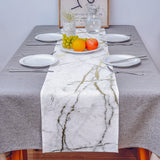 Grey Marble line texture Table Runner Place Mats - LeobonZone