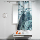 Green Marble fluid gradient texture window curtains - LeobonZone